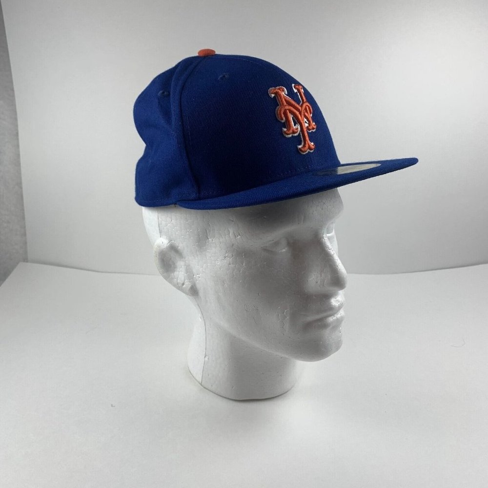 New Era 59FIFTY Cap/Hat Men's 7.5‎ Blue New York Mets Alternate MLB Fitted S8367